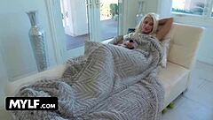 Lucky stud treats sexy step nana like a queen in the bathroom.