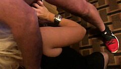 Hot Blonde Deepthroats Pierced Cock With Sloppy Blowjob