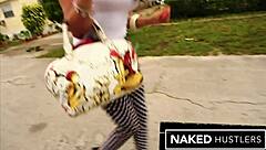 Latina Girlfriend Sucks Stranger's Cock After Car Kickout