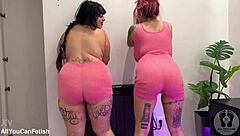 Look at this latina's huge boobs jumping and ass shaking in fetish preview. Does it turn you on?