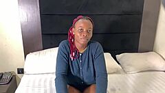 why did you choose this pretty ebony teen for the casting interview?