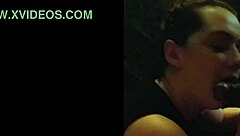 Amber Sucks Rookie Cameraman's Cock Interracially