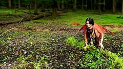 Lily Thot crawls in mud for anal domination!