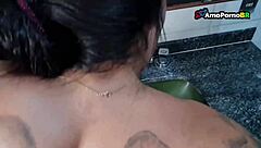 teen in bathroom gets assfucked by japanese guy