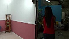 Ann marie rios bent over, fingered, fucked anally, massive facial