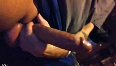 Close up masturbation with big cock squirting