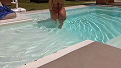 Spying on hot tourist at resort with best ass ever, then fucking her in room.