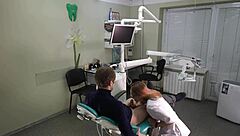 Fucked a doctor in doggy style during office appointment