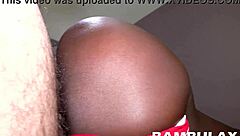 She gives blowjob and takes creampie