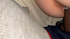 Stepdad creeps and fucks young 18+ stepdaughter while mom sleeps