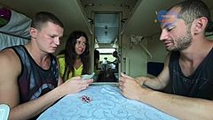 cuckold loses wife at cards watches stranger fuck her