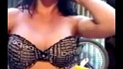 Feeling aroused in crossdressing while masturbating passionately