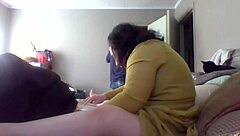 wife teaching me how to fold clothes