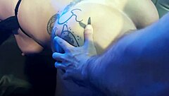 Captain Meets Tattooed Milf With Monster Cock Blowjob In Swing House