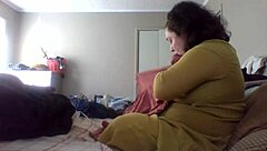 wife teaching me how to fold clothes