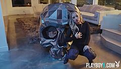 anna claire clouds feels excited undressing her big ass for playboy closeup