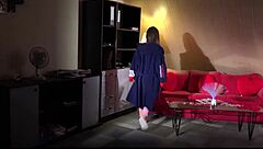 Old stranger meets cutie for a casual chat.