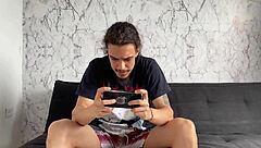 Stepmom asks why stepson puts cock in her mouth, then sucks it wet