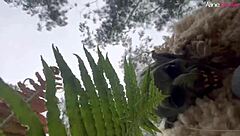 aline novak got lost in the woods on halloween and got a cumshot