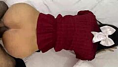 Step Sister's Virgin Pussy Takes Big Black Cock