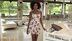 Petite milf waiting for anal and blowjob in nature