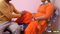 Punjabi wife cheats with servant in non-stop doggystyle.