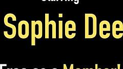 Sophie Dee Rubs Her Dildo Against Her Nice Pair Of Juicy Tits