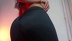 In the bedroom, her big Latin ass gets submissive play