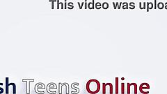 BRITISH 19 YEAR OLD GIVES OILY HANDJOB TO BOYFRIEND