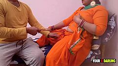 Punjabi wife cheats with servant in non-stop doggystyle.