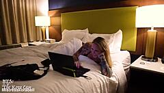 reunited in hotel room for some big cock action 😏