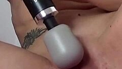 incredible milf moans while riding dildo in lingerie