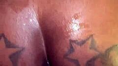 Messy anal fuck in the living room?