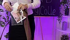 sisi in nylon club, showing off her pantyhose. want to see more?