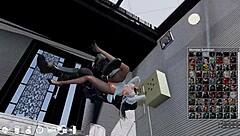 Swordxhime Gallery Enemy Bound In Bondage