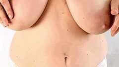 Arcane Adventures Granny Mariaold Masked in Lingerie Masturbates for Step-Grandson with Big Tits