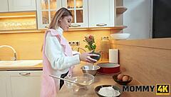 Mature brunette seduces and fucks young 18+ guy on first encounter.