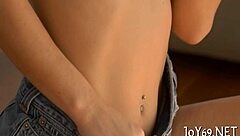 Petite Teen Masturbates With Dildo In Wet Tight Pussy