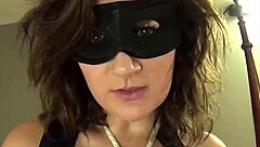 Supervillain POV jerk off instructions with Fifi Foxx in costumes