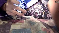 personal trainer pounds neglected housewife pussy while husband watches her get creampied!