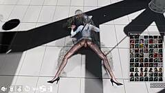 Swordxhime Gallery Enemy Bound In Bondage