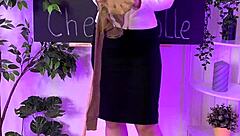 sisi in nylon club, showing off her pantyhose. want to see more?