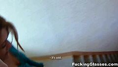 Clueless Redhead Renata Gets Fucked Hard By Guy With Glasses