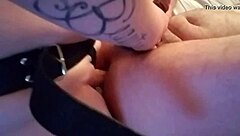 Tattoo Babe Pegs Stud With Strapon And Toys