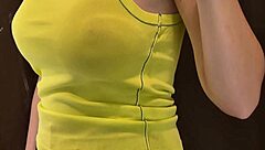 Big Tits Try See-Through Outfit in Dressing Room