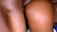 Intense doggystyle fingering leads to first squirting experience with wet pussy.