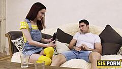 Sis porn dirty babe turned me on so now i'm bound to nail her shaved pussy