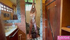 Beautiful cum whore endures total domination!