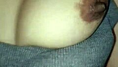 pretty asian girlfriend moans while riding in bedroom