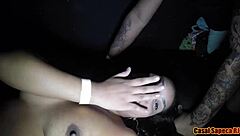 Real Video: Safada Suruba with Young 18+ Whores in Outdoor Interracial Orgy at Swing Party with Friends